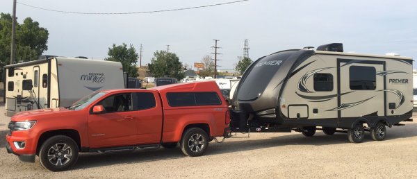 Our travel trailer setup