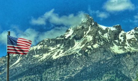 Grand Teton National Park -- U.S. Flag
