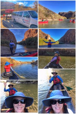 Canoeing the Rio Grande River, Big Bend Ranch State Park