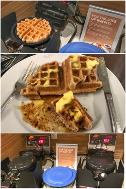 Almond-flour keto waffles