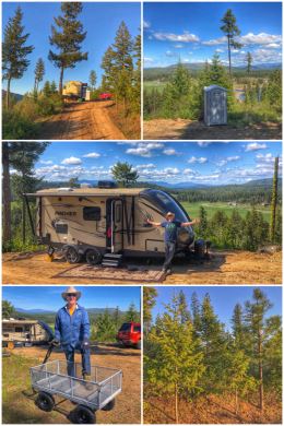 Trailer on the property